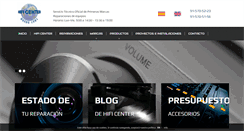 Desktop Screenshot of hificenter.es